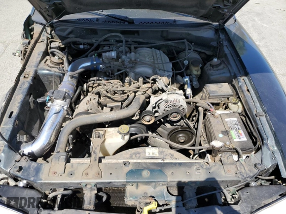 1998 Ford Mustang with VIN 1FAFP4447WF156297, listed as a Copart auction lot 60757265 with 61,296 mi miles and Salvage title. Bid and sale history available at DreamBid. Image 11.