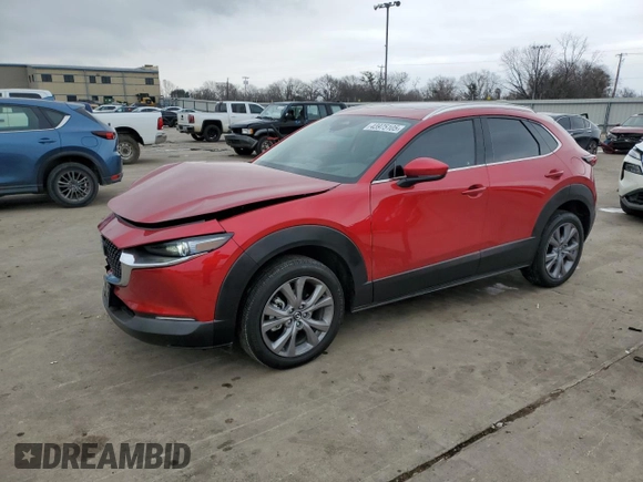 2024 Mazda CX-30 2.5 S Premium Package with VIN 3MVDMBDM8RM668801, listed as a Copart auction lot 43975105 with 12,349 mi miles and Salvage Title. Bid and sale history available at carsss.com. Image 1.