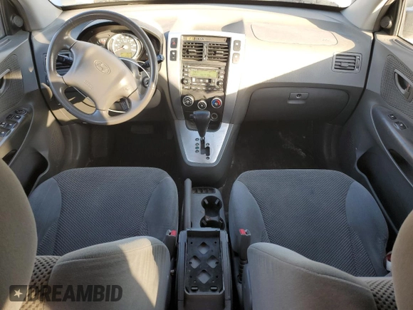 2006 Hyundai Tucson GLS with VIN KM8JN12D56U381210, listed as a Copart auction lot 76963654 with 201,608 mi miles and Salvage Title. Bid and sale history available at carsss.com. Image 8.