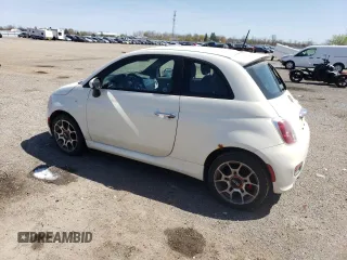 2012 FIAT 500 Sport z VIN 3C3CFFBR1CT254161, wystawiony jako Copart lot #54898795 z przebiegiem 261 207 mil mil oraz Tytuł czysty. Historia ofert i sprzedaży dostępna na DreamBid. Obrazek 2.