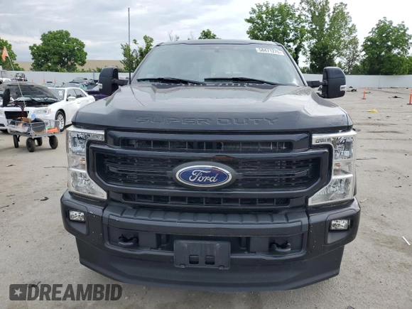2022 Ford F-250 XL with VIN 1FT7W2BT7NED00032, listed as a Copart auction lot 58471275 with 54,041 mi miles and Salvage title. Bid and sale history available at DreamBid. Image 5.
