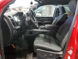 2021 Ram 1500 Big Horn with VIN 1C6SRFBT1MN798825, listed as a Copart auction lot 43116495 with 25,635 mi miles and Salvage Title. Bid and sale history available at carsss.com. Image 7.