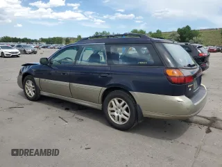 2002 Subaru Legacy Outback with VIN 4S3BH665327623842, listed as a Copart auction lot 60168375 with 113,761 mi miles and Salvage title. Bid and sale history available at DreamBid. Image 2.