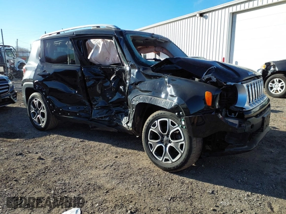2016 Jeep Renegade Limited with VIN ZACCJADT1GPE09567, listed as a IAAI auction lot 41295278 with Not Provided miles and . Bid and sale history available at DreamBid. Image 1.