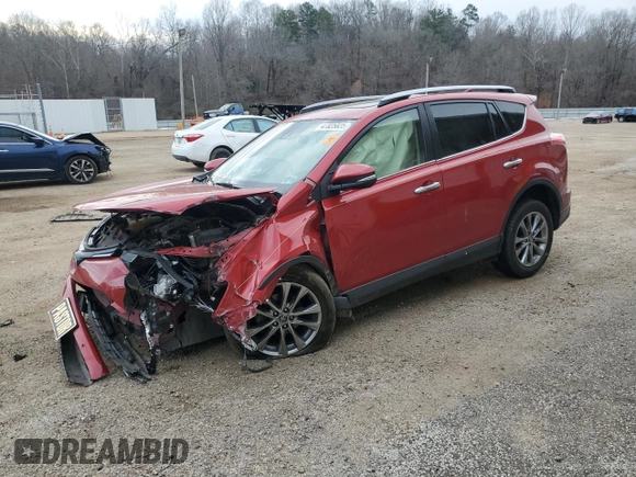 2017 Toyota RAV4 Limited with VIN JTMYFREV7HJ130146, listed as a Copart auction lot 47025825 with 105,825 mi miles and Salvage Title. Bid and sale history available at DreamBid. Image 1.