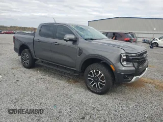 2024 Ford Ranger LARIAT with VIN 1FTER4KH5RLE29085, listed as a Copart auction lot 74453464 with 961 mi miles and Salvage Title. Bid and sale history available at carsss.com. Image 4.