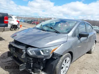 2020 Nissan Versa S with VIN 3N1CN8DV2LL801168, listed as a IAAI auction lot 41952823 with 112,576 mi miles. Bid and sale history available at carsss.com. Image 2.