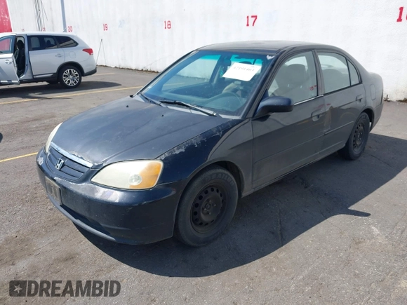 2001 Honda Civic LX with VIN JHMES16531S000040, listed as a IAAI auction lot 42191403 with 225,897 mi miles. Bid and sale history available at carsss.com. Image 2.