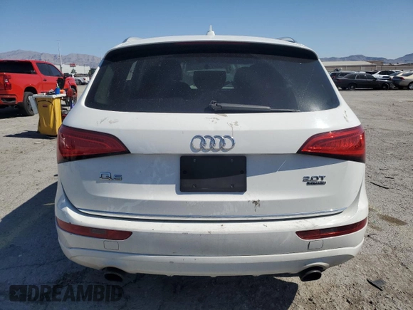 2015 Audi Q5 Premium with VIN WA1CFAFP1FA134101, listed as a Copart auction lot 57361955 with Not provided miles and Salvage title. Bid and sale history available at DreamBid. Image 6.