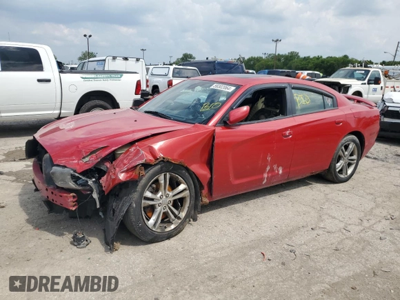 2012 Dodge Charger SXT with VIN 2C3CDXJG6CH184015, listed as a Copart auction lot 59302064 with 207,997 mi miles and Salvage Title. Bid and sale history available at carsss.com. Image 1.