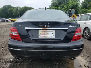 2012 Mercedes-Benz C 300 Sport with VIN WDDGF8BB7CR191979, listed as a Copart auction lot 61437665 with 76,740 mi miles and Salvage title. Bid and sale history available at DreamBid. Image 6.