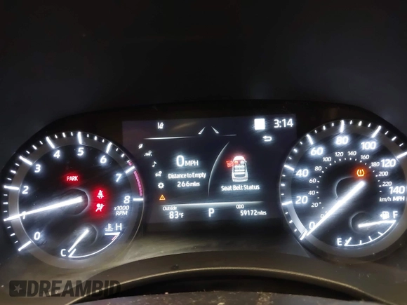 2021 Toyota Highlander XLE with VIN 5TDHZRBH1MS106203, listed as a IAAI auction lot 42645027 with 59,172 mi miles and . Bid and sale history available at DreamBid. Image 7.
