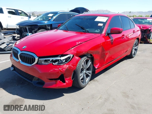 2022 BMW 3 Series 330i with VIN 3MW5R1J09N8C52274, listed as a IAAI auction lot 42052851 with 30,897 mi miles. Bid and sale history available at carsss.com. Image 17.
