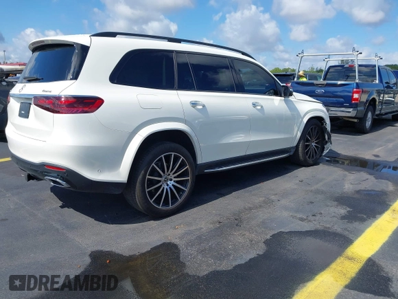2024 Mercedes-Benz GLS 450 с VIN 4JGFF5KE9RB036748, выставлен на аукционе IAAI как лот 42258182 с пробегом 20 755 миль миль и . История ставок и продаж доступна на DreamBid. Изображение 4.