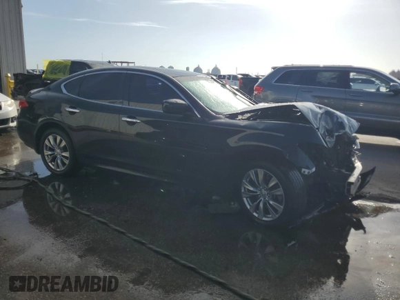2013 Infiniti M37 with VIN JN1BY1AR3DM601389, listed as a Copart auction lot 79294144 with 127,969 mi miles and Salvage Title. Bid and sale history available at carsss.com. Image 4.