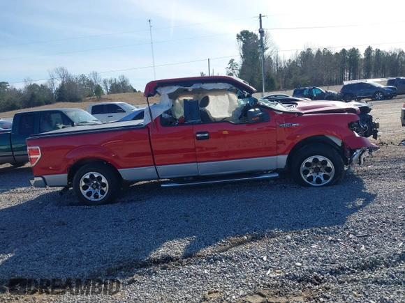2010 Ford F-150 XL with VIN 1FTEX1C86AFA50201, listed as a IAAI auction lot 41241755 with 1 mi miles. Bid and sale history available at carsss.com. Image 14.