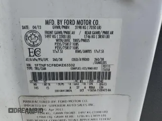 2013 Ford F-150 XL with VIN 1FTNF1CF8DKE63332, listed as a Copart auction lot 50659725 with 177,681 mi miles and Salvage Title. Bid and sale history available at carsss.com. Image 12.