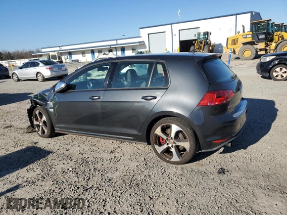 2015 Volkswagen Golf GTI Autobahn w/Performance Pkg with VIN 3VW447AUXFM091605, listed as a Copart auction lot 87296154 with 49,817 mi miles and Salvage Title. Bid and sale history available at carsss.com. Image 2.