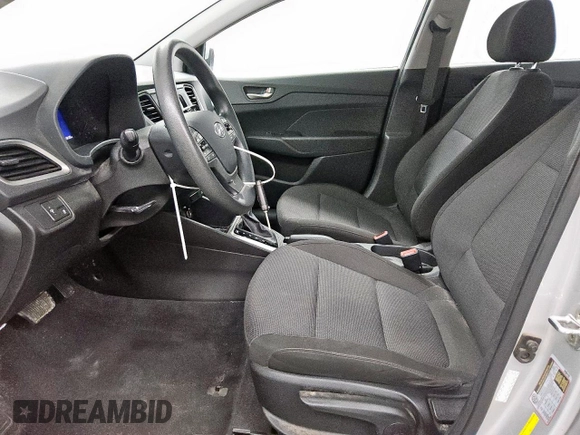 2021 Hyundai Accent SE with VIN 3KPC24A6XME128762, listed as a Copart auction lot 60730375 with 58,103 mi miles and Clean title. Bid and sale history available at DreamBid. Image 7.