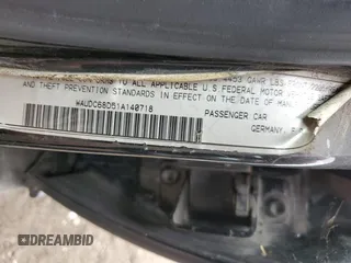 2001 Audi A4 with VIN WAUDC68D51A140718, listed as a Copart auction lot 43730695 with 151,442 mi miles and Salvage Title. Bid and sale history available at carsss.com. Image 12.