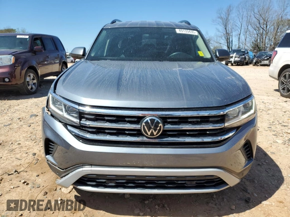 2021 Volkswagen Atlas SE with VIN 1V2WR2CA8MC578236, listed as a Copart auction lot 49133435 with 64,645 mi miles and Salvage title. Bid and sale history available at DreamBid. Image 5.