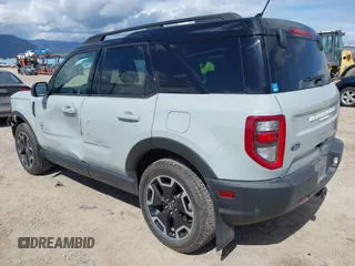 2021 Ford Bronco Sport Outer Banks with VIN 3FMCR9C66MRA28992, listed as a IAAI auction lot 42277740 with 57,704 mi miles and . Bid and sale history available at DreamBid. Image 3.