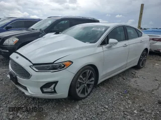 2020 Ford Fusion Titanium with VIN 3FA6P0D91LR130717, listed as a Copart auction lot 53095765 with 94,535 mi miles and Salvage title. Bid and sale history available at DreamBid. Image 1.
