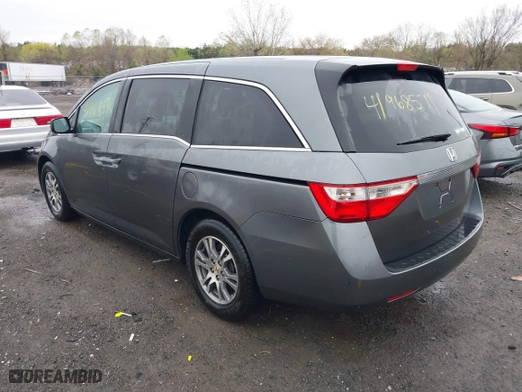 2012 Honda Odyssey EX with VIN 5FNRL5H49CB044488, listed as a IAAI auction lot 41968571 with 128,005 mi miles. Bid and sale history available at carsss.com. Image 3.