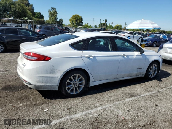 2017 Ford Fusion Hybrid SE with VIN 3FA6P0LU9HR381403, listed as a Copart auction lot 62651445 with 163,089 mi miles and Salvage title. Bid and sale history available at DreamBid. Image 3.