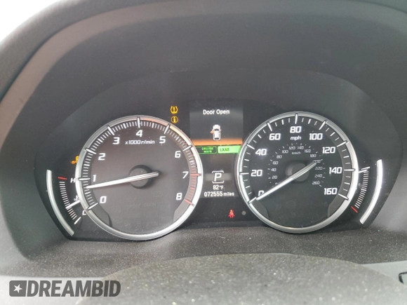 2016 Acura MDX w/Tech with VIN 5FRYD3H45GB015796, listed as a Copart auction lot 51220955 with 72,555 mi miles and Salvage Title. Bid and sale history available at carsss.com. Image 9.