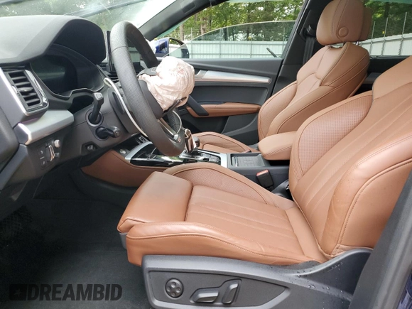 2024 Audi Q5 S line Prestige with VIN WA1FAAFY2R2044846, listed as a Copart auction lot 61448115 with 16,569 mi miles and Salvage title. Bid and sale history available at DreamBid. Image 7.
