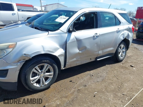 2016 Chevrolet Equinox LS with VIN 2GNALBEK3G1129311, listed as a IAAI auction lot 41847885 with 174,385 mi miles and . Bid and sale history available at carsss.com. Image 6.