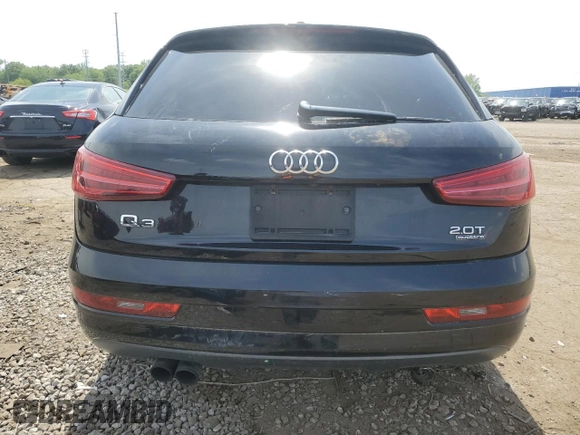 2017 Audi Q3 Premium with VIN WA1ECCFS8HR006976, listed as a Copart auction lot 58573355 with 178,468 mi miles and Clean title. Bid and sale history available at DreamBid. Image 6.