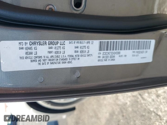 2012 Chrysler 300 with VIN 2C3CCAET3CH245988, listed as a Copart auction lot 72916974 with 78,781 mi miles and Salvage Title. Bid and sale history available at carsss.com. Image 13.