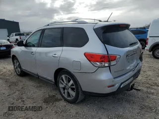 2013 Nissan Pathfinder Platinum with VIN 5N1AR2MM6DC633332, listed as a Copart auction lot 47491855 with 157,924 mi miles and Salvage Title. Bid and sale history available at carsss.com. Image 2.