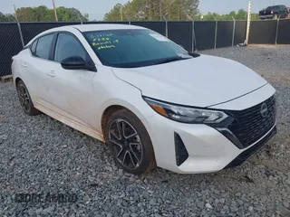 2025 Nissan Sentra SR with VIN 3N1AB8DV7SY297847, listed as a IAAI auction lot 42087240 with 5,127 mi miles and . Bid and sale history available at DreamBid. Image 1.