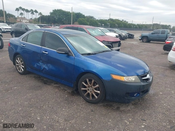 2008 Acura TSX with VIN JH4CL96848C011419, listed as a IAAI auction lot 41364678 with 129696 miles. Bid and sale history available at carsss.com. Image 1.