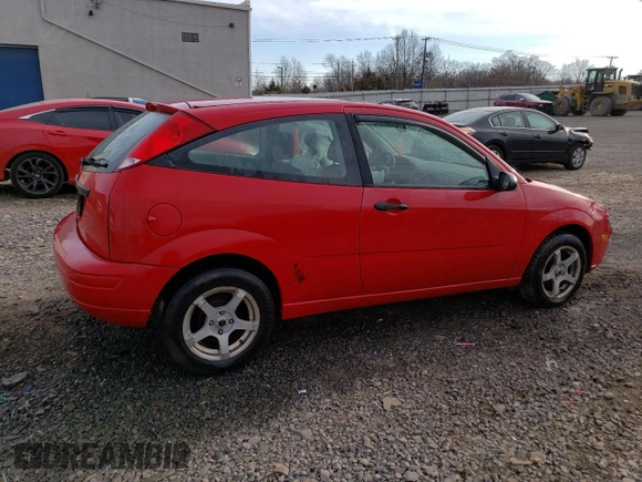 2007 Ford Focus S with VIN 1FAFP31N67W268937, listed as a Copart auction lot 43875925 with 141,786 mi miles and Salvage Title. Bid and sale history available at DreamBid. Image 3.