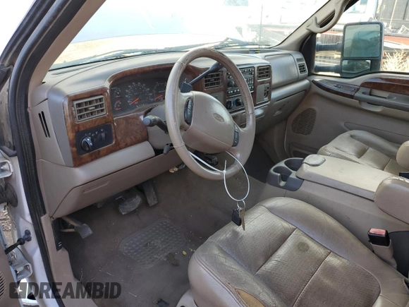 2001 Ford F-350 XL with VIN 1FTWW32F31ED39867, listed as a Copart auction lot 80069644 with 241,113 mi miles and Salvage title. Bid and sale history available at DreamBid. Image 8.