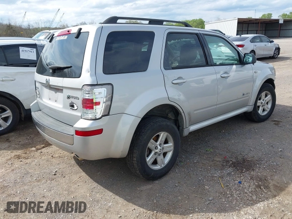 2008 Mercury Mariner with VIN 4M2CU29H38KJ29379, listed as a IAAI auction lot 41933568 with Not provided miles and . Bid and sale history available at DreamBid. Image 4.