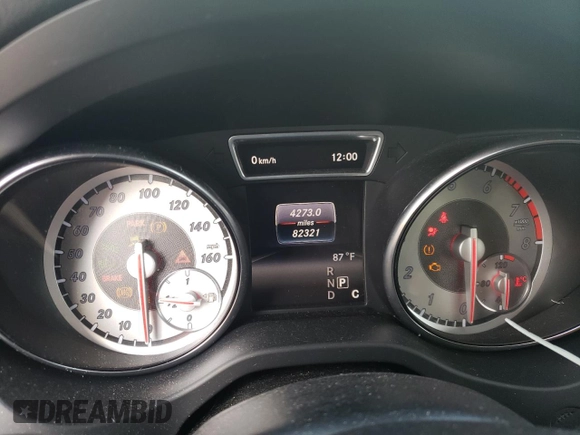2016 Mercedes-Benz CLA with VIN WDDSJ4EB5GN331232, listed as a Copart auction lot 53502923 with 82,321 mi miles. Bid and sale history available at carsss.com. Image 9.