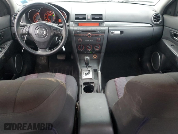 2004 Mazda 3 s with VIN JM1BK323X41163279, listed as a Copart auction lot 88756245 with 163,862 mi miles and Salvage Title. Bid and sale history available at DreamBid. Image 8.