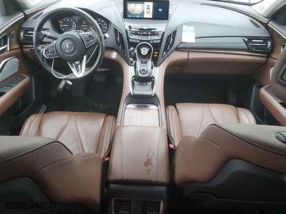2020 Acura RDX w/Advance Pkg with VIN 5J8TC2H7XLL022755, listed as a Copart auction lot 81921734 with 112,489 mi miles and Salvage Title. Bid and sale history available at carsss.com. Image 8.