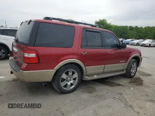 2008 Ford Expedition Eddie Bauer with VIN 1FMFU18578LA72551, listed as a Copart auction lot 57608845 with 113,669 mi miles and Salvage title. Bid and sale history available at DreamBid. Image 3.