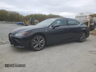 2019 Lexus ES with VIN 58ABZ1B18KU006381, listed as a Copart auction lot 53826425 with 44,501 mi miles and Salvage Title. Bid and sale history available at carsss.com. Image 1.