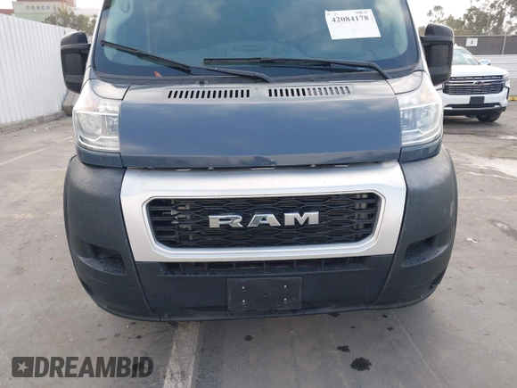 2021 Ram ProMaster Cargo with VIN 3C6MRVJG0ME579978, listed as a IAAI auction lot 42084178 with 26,793 mi miles and . Bid and sale history available at carsss.com. Image 12.