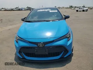 2021 Toyota Corolla Hatchback SE with VIN JTND4MBE0M3120757, listed as a Copart auction lot 63187034 with 45,238 mi miles and Salvage Title. Bid and sale history available at carsss.com. Image 10.