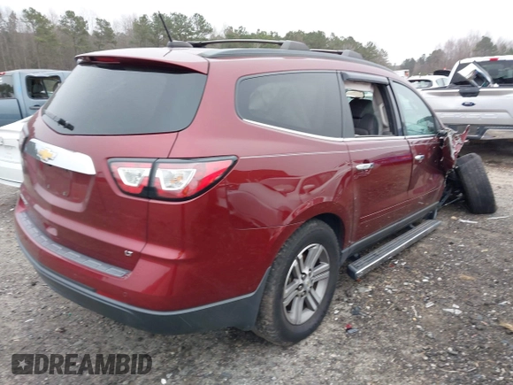 2017 Chevrolet Traverse LT with VIN 1GNKRHKD8HJ220626, listed as a IAAI auction lot 41606841 with 141,755 mi miles and . Bid and sale history available at DreamBid. Image 4.