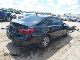 2021 Infiniti Q50 Pure with VIN JN1EV7AP9MM702072, listed as a IAAI auction lot 42232189 with 93,550 mi miles and . Bid and sale history available at DreamBid. Image 4.