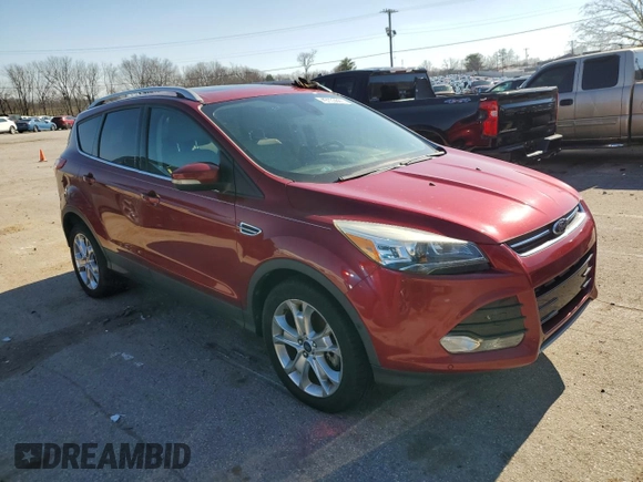 2014 Ford Escape Titanium with VIN 1FMCU9JX5EUB77527, listed as a Copart auction lot 49103665 with 105,438 mi miles and Non Repairable. Bid and sale history available at carsss.com. Image 4.